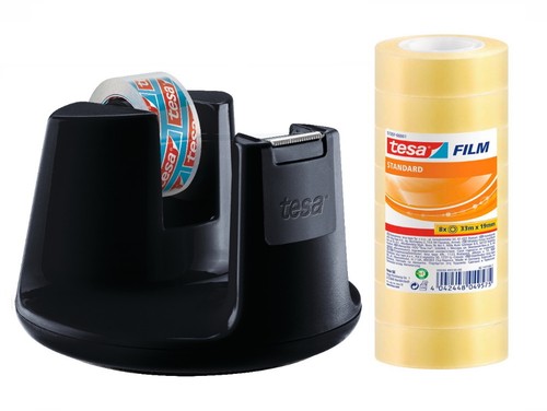 Tesa tischabroller schwarz - tischabroller, 8